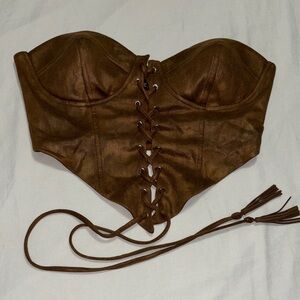 Fashion Nova Rich Brown Top